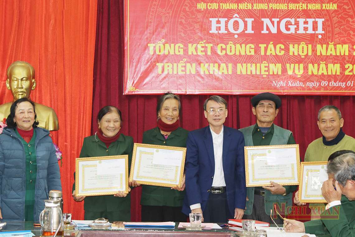 Hội Cựu thanh niên xung phong Nghi Xuân tổng kết hoạt động năm 2022