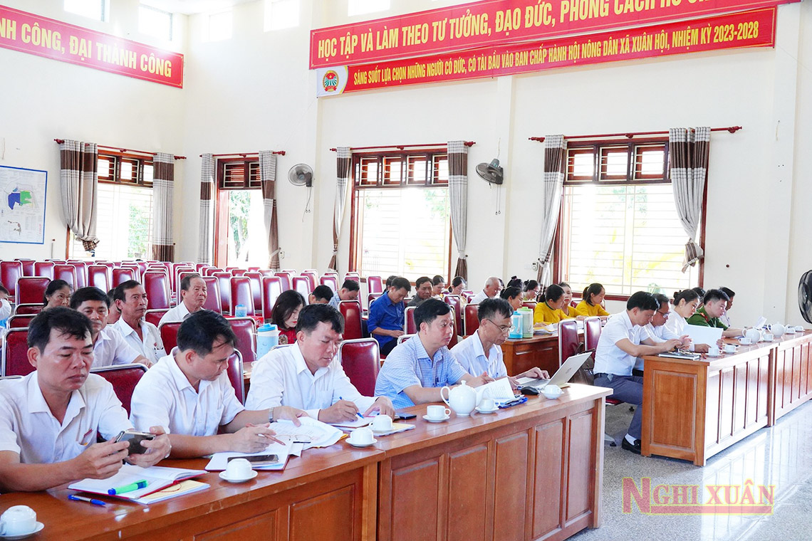 Hội đồng nhân dân xã Xuân Hội, Xuân Thành, Xuân Giang tổ chức kỳ họp thường lệ giữa năm