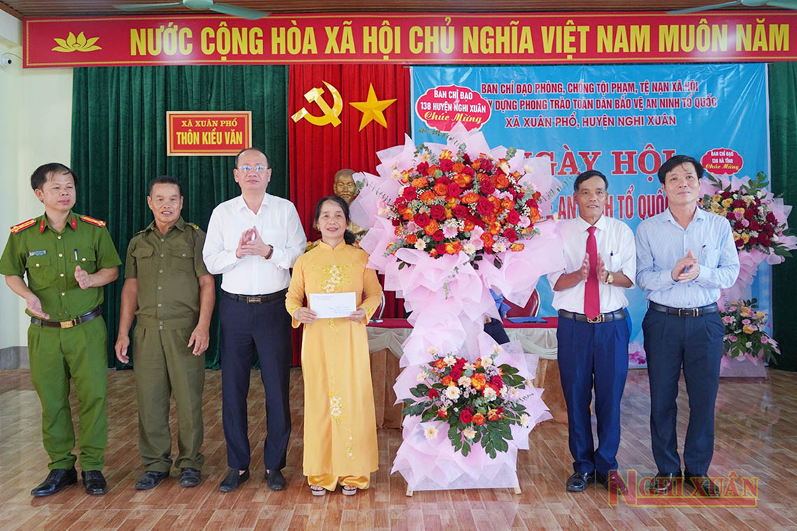 Nghi Xuân tổ chức điểm "Ngày hội toàn dân bảo vệ an ninh Tổ quốc"