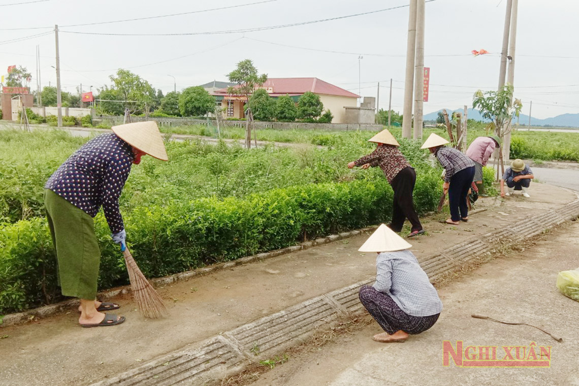 Xuân Hội  phát động đợt thi đua cao điểm 60 ngày xây dựng nông thôn mới