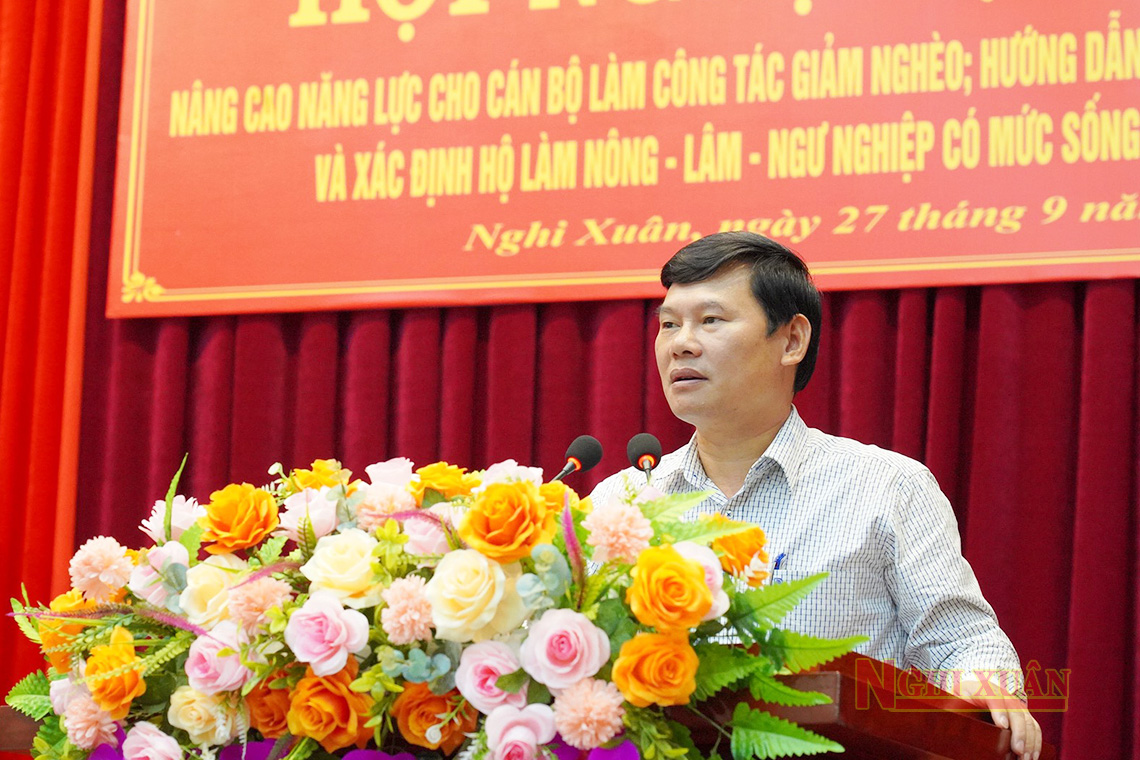 Nghi Xuân: Nâng cao năng lực cho cán bộ làm công tác giảm nghèo